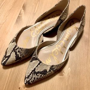 Sam Edelman - snake print flats-